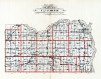 Cass County School Districts Map, Cass County 1905